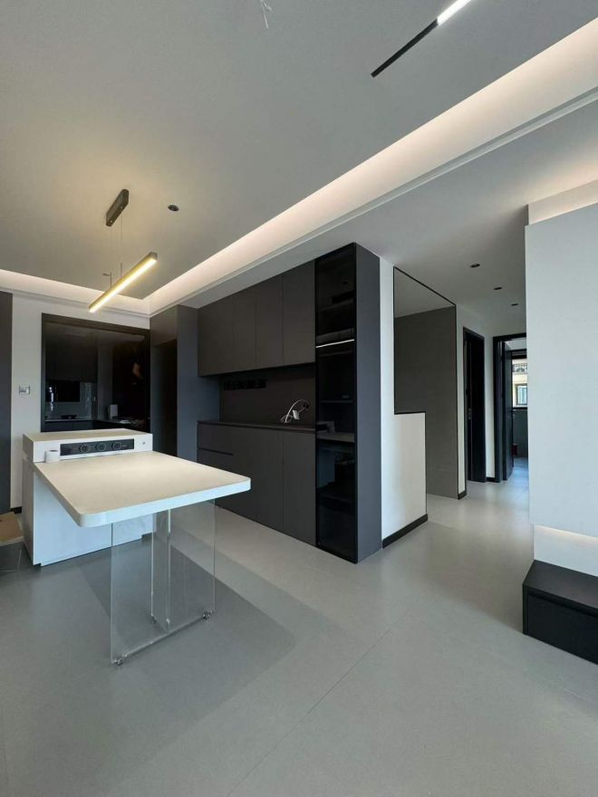 金科世界城113平—现代黑白灰风格